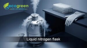 Liquid nitrogen flask
